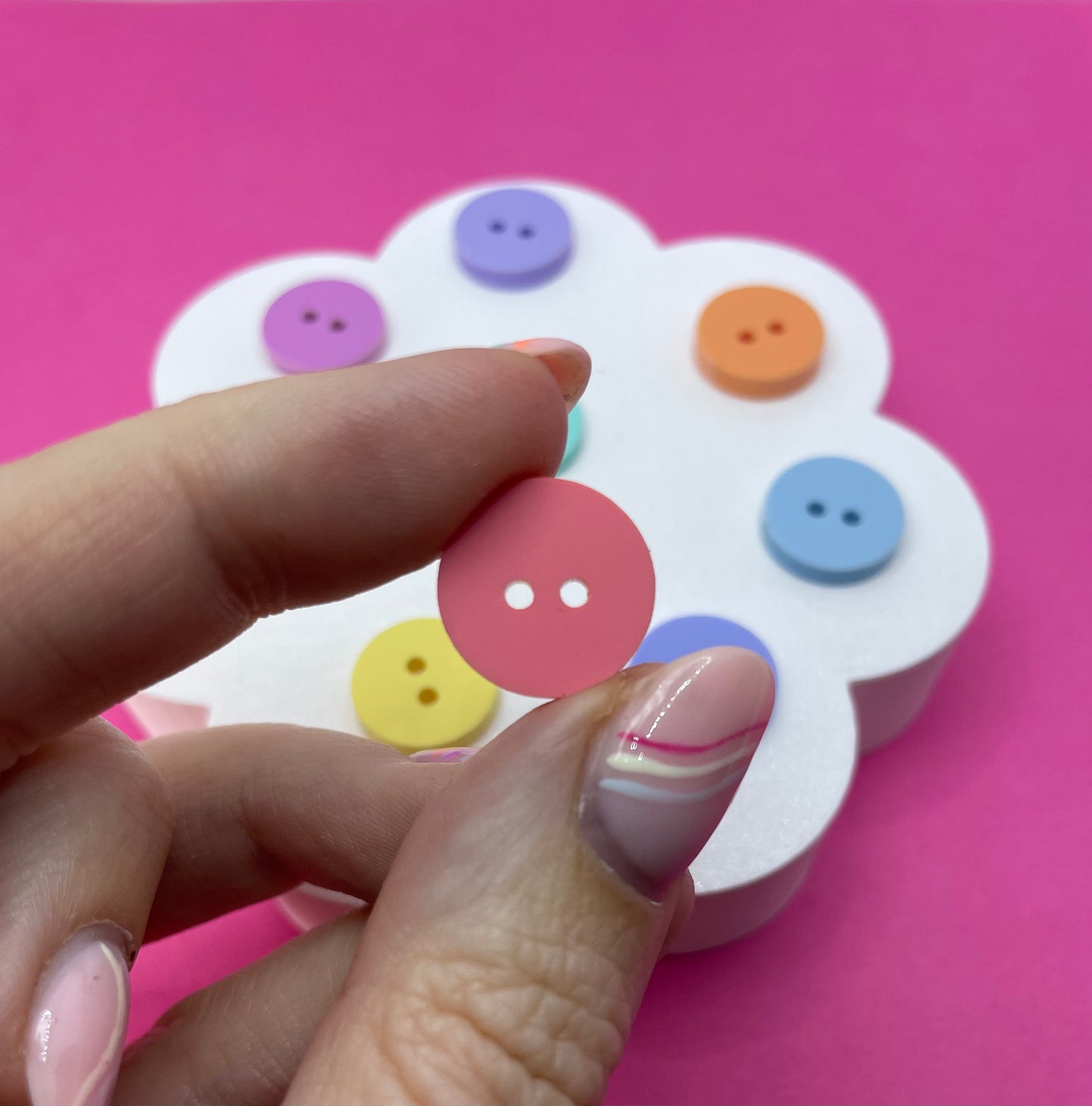 Rainbow Mix Buttons