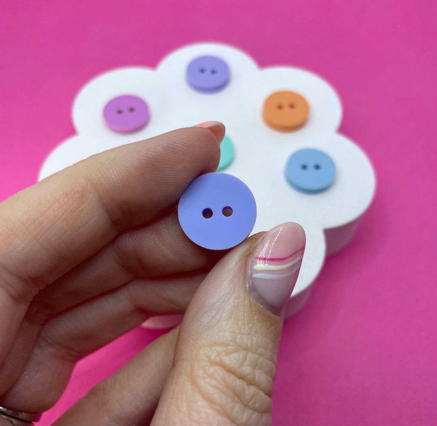 Rainbow Mix Buttons