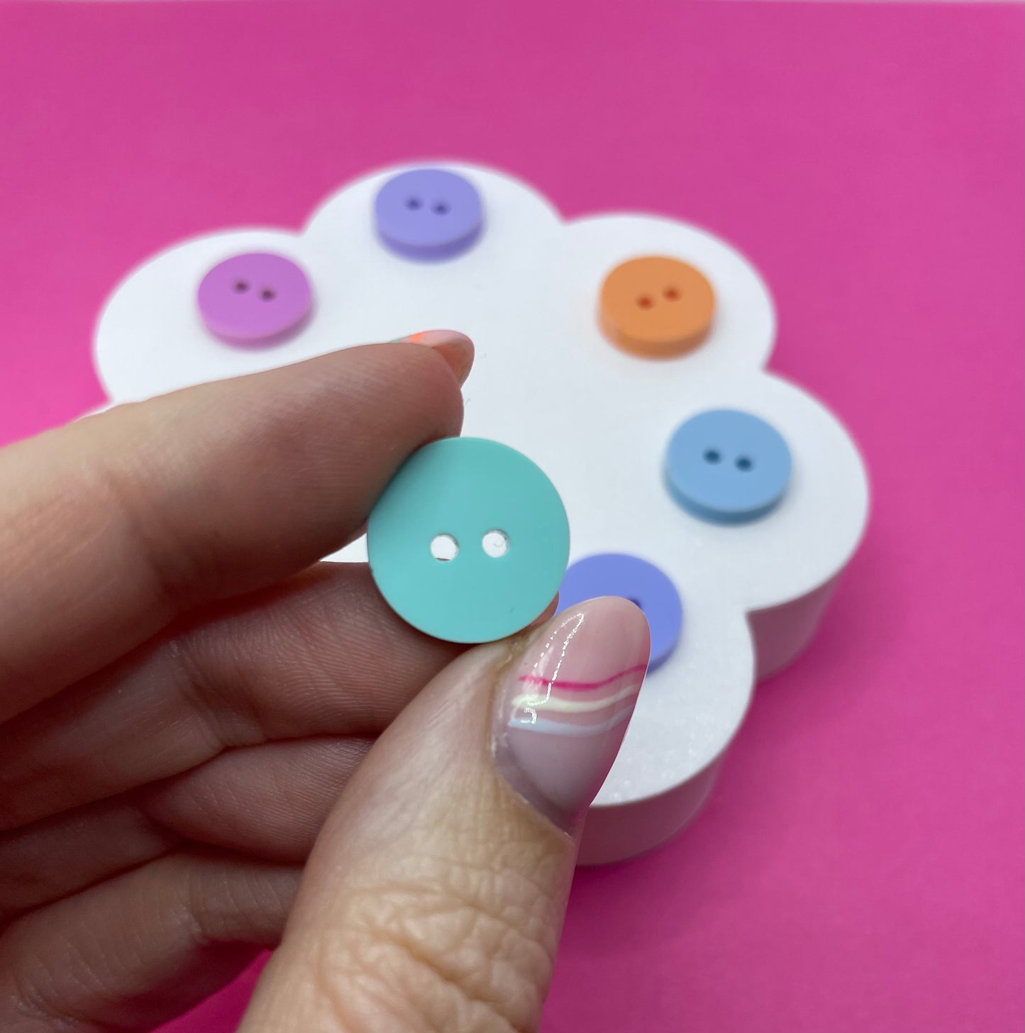Rainbow Mix Buttons