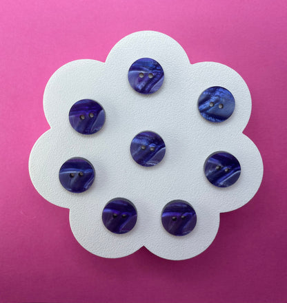 Blue Snakeskin Buttons
