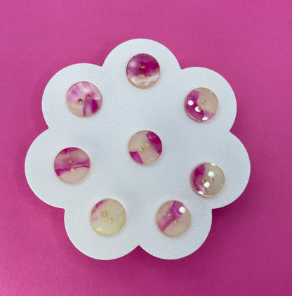 Pink Crystal Mable Shell