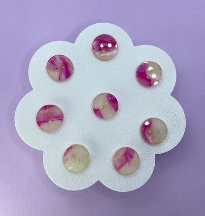 Pink Crystal Mable Shell