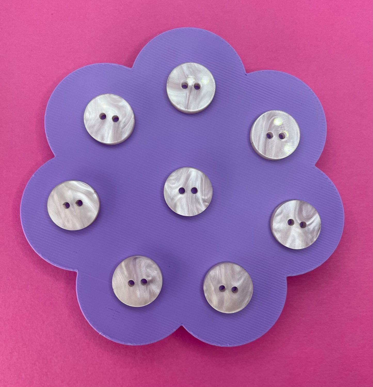 Baby Pink Pearl Buttons