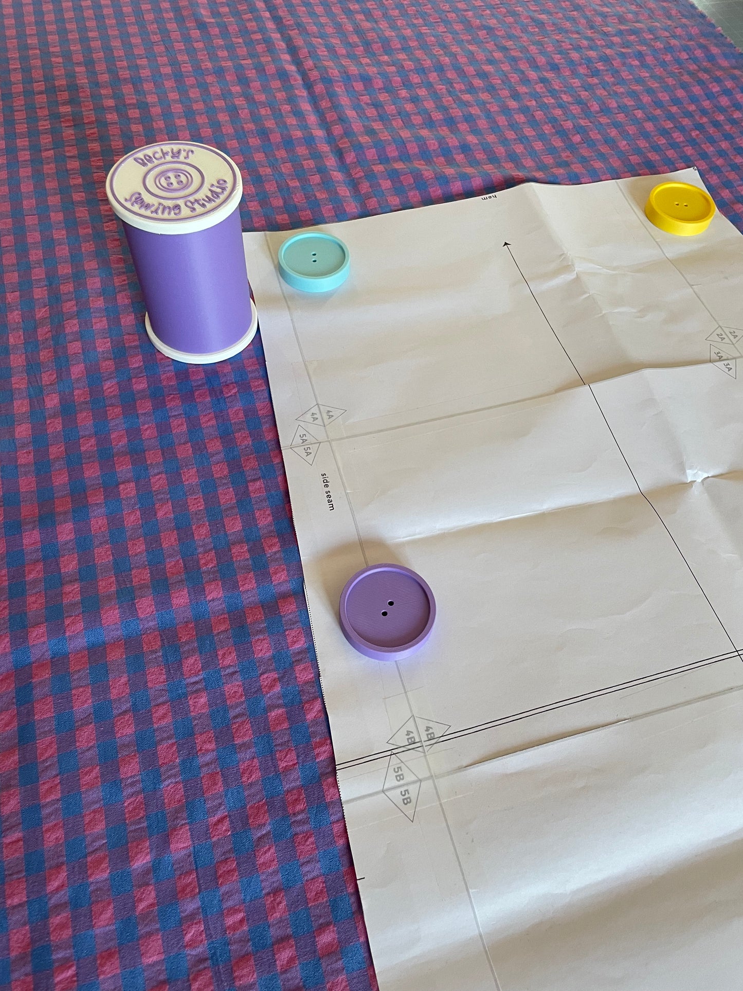Sewing Pattern Weights- Pastel