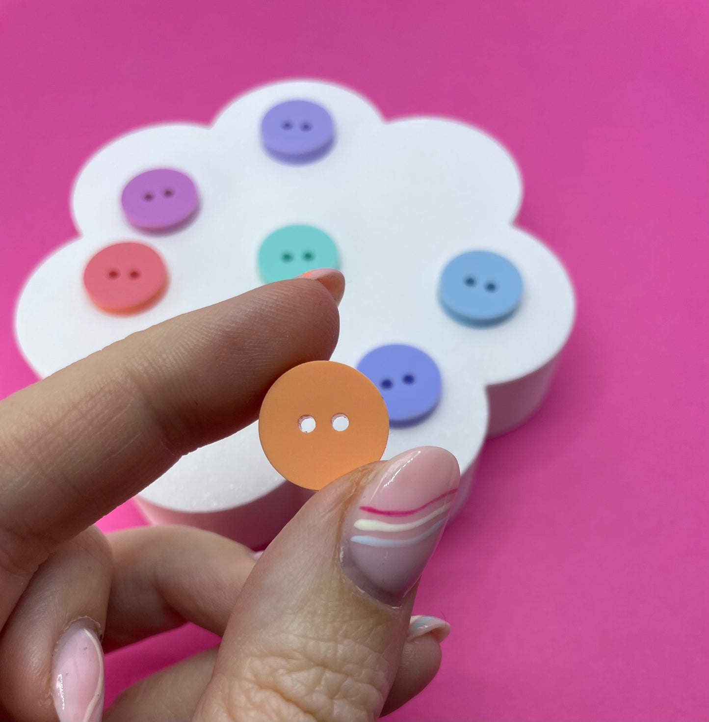 Rainbow Mix Buttons