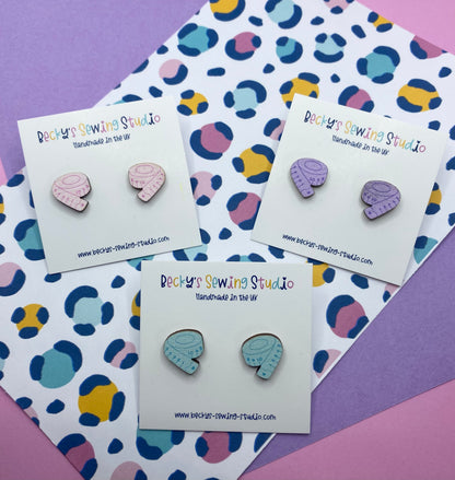 Tape Measure Stud Earrings