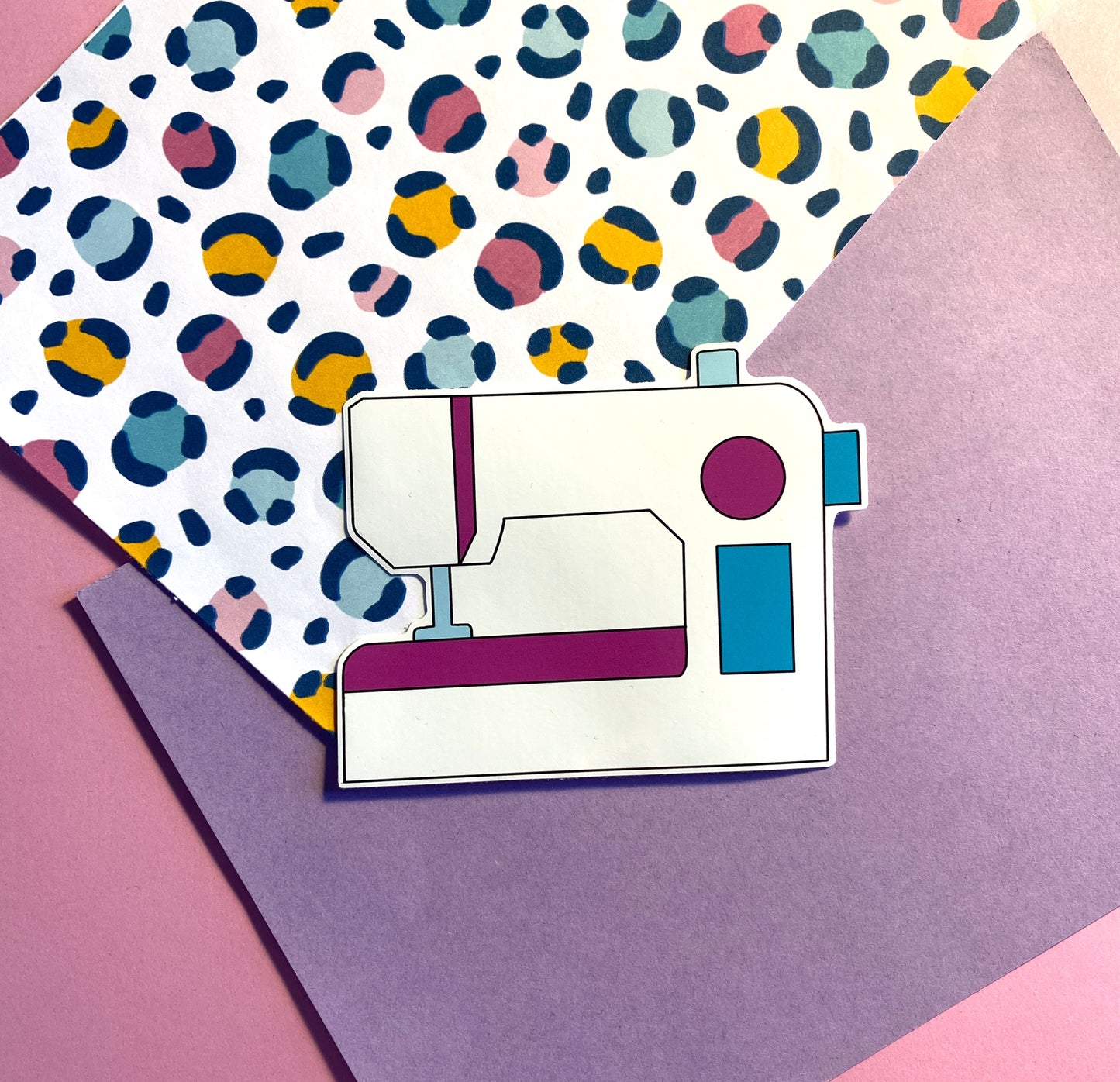 Sewing Machine vinyl sticker